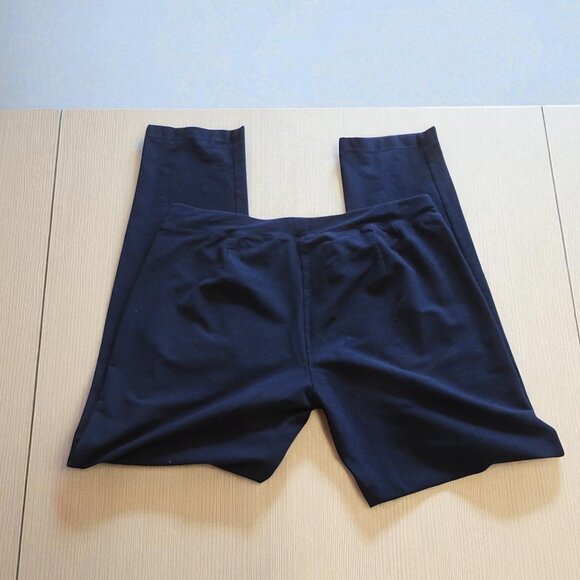 Eileen Fisher Stretch Crepe Pants - Navy - Size Medium - Pre-owned (GUC) - Picture 8 of 9